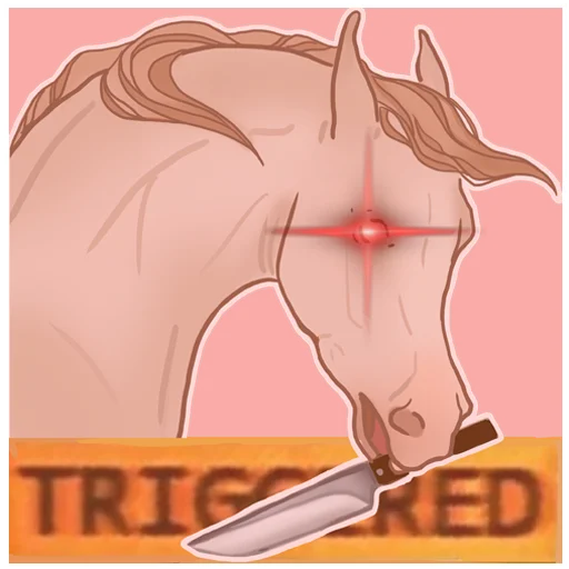 🤬 Стикер «Horse Force» для Telegram