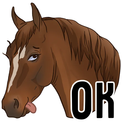 👌 Стикер «Horse Force» для Telegram