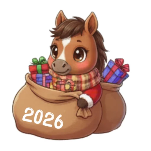 ❤ Стикер «Xmas 2026» для Telegram