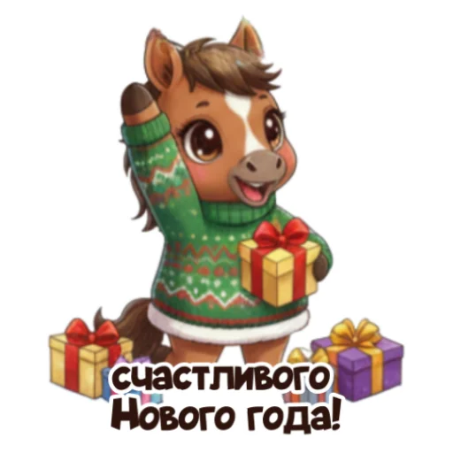 🧸 Стикер «Xmas 2026» для Telegram