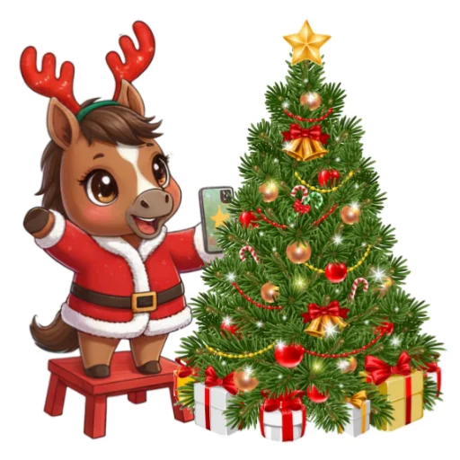 🎄 Стикер «Xmas 2026» для Telegram