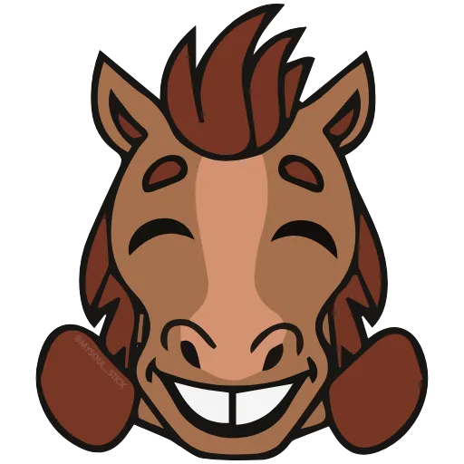 😂 Эмодзи «Horse» для Telegram