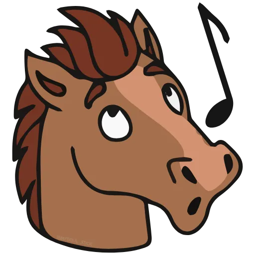 🎵 Эмодзи «Horse» для Telegram