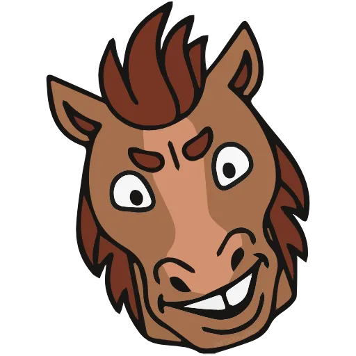 😠 Эмодзи «Horse» для Telegram