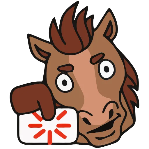 😡 Эмодзи «Horse» для Telegram