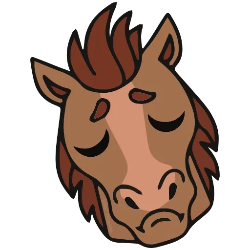 😞 Эмодзи «Horse» для Telegram