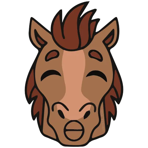 😙 Эмодзи «Horse» для Telegram