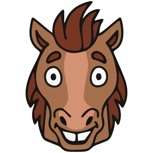😃 Эмодзи «Horse» для Telegram