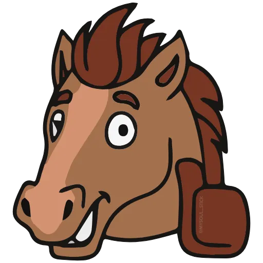 👍 Эмодзи «Horse» для Telegram