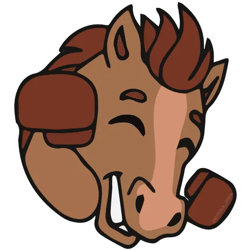 🤣 Эмодзи «Horse» для Telegram