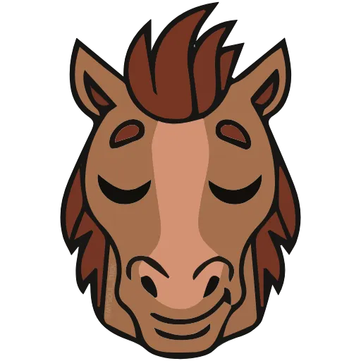 😌 Эмодзи «Horse» для Telegram