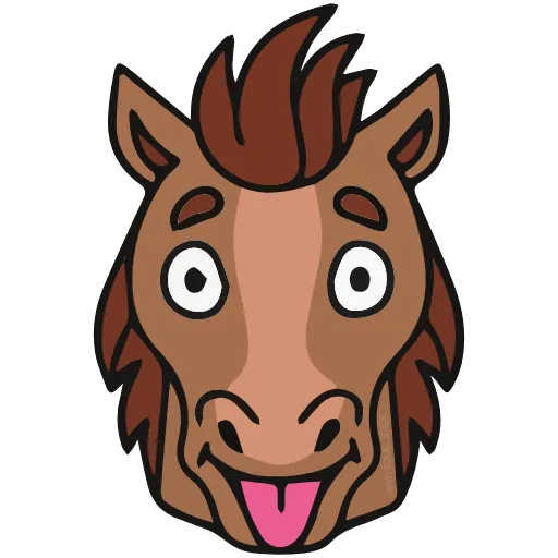 😛 Эмодзи «Horse» для Telegram