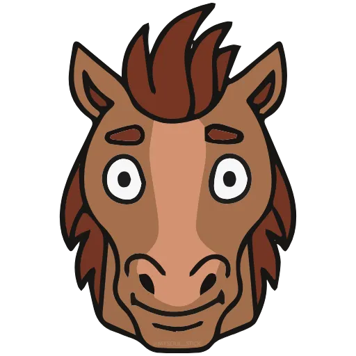 😐 Эмодзи «Horse» для Telegram