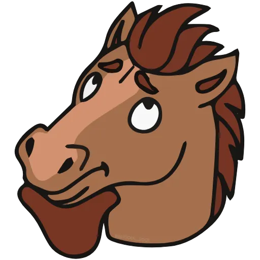 🤔 Эмодзи «Horse» для Telegram