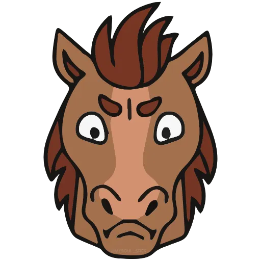 😡 Эмодзи «Horse» для Telegram