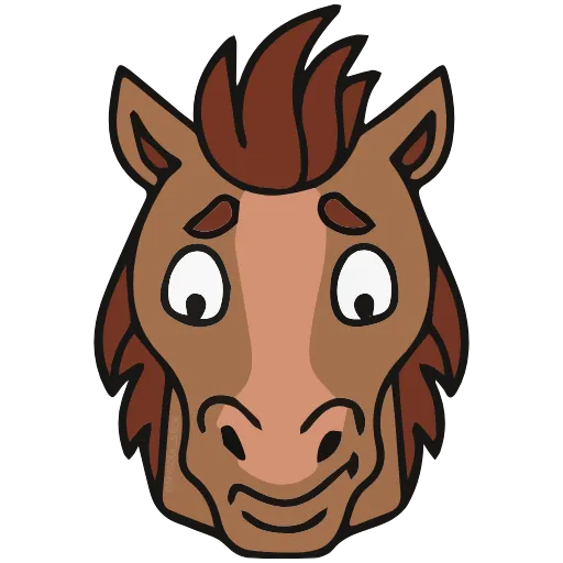 😞 Эмодзи «Horse» для Telegram