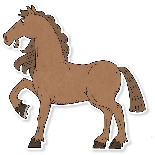 🐴 Стикер «Конь огонь» для Telegram