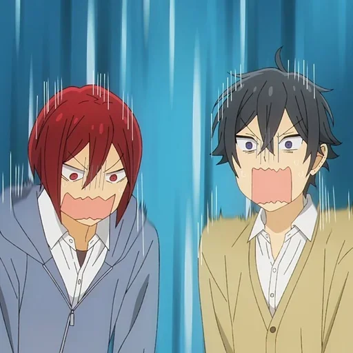 😱 Стикер «Hori san to Miyamura kun» для Telegram
