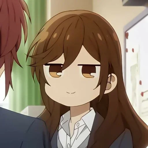 🙂 Стикер «Hori san to Miyamura kun» для Telegram