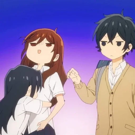 😠 Стикер «Hori san to Miyamura kun» для Telegram