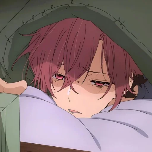 🙁 Стикер «Hori san to Miyamura kun» для Telegram