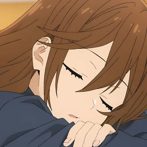 😴 Стикер «Hori san to Miyamura kun» для Telegram