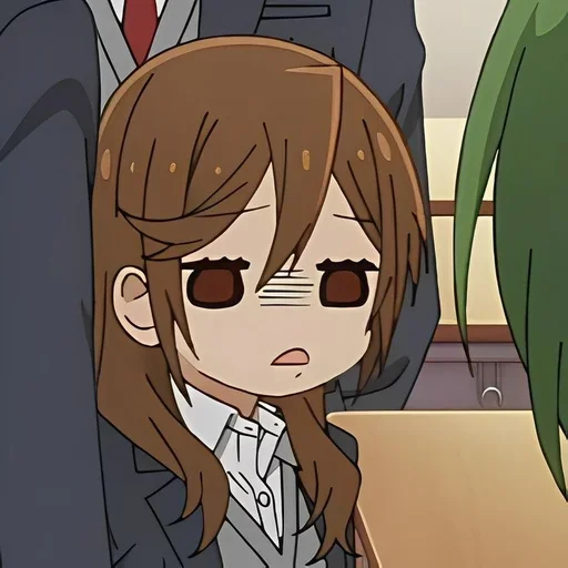 😑 Стикер «Hori san to Miyamura kun» для Telegram