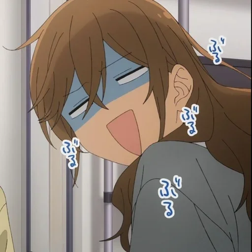 😰 Стикер «Hori san to Miyamura kun» для Telegram