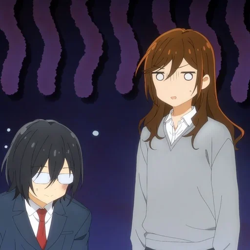 😥 Стикер «Hori san to Miyamura kun» для Telegram