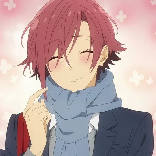 ☺️ Стикер «Hori san to Miyamura kun» для Telegram
