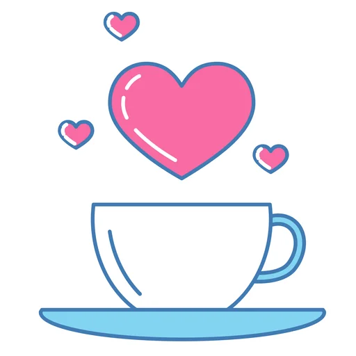 ☕ Стикер «Want Love» для Telegram