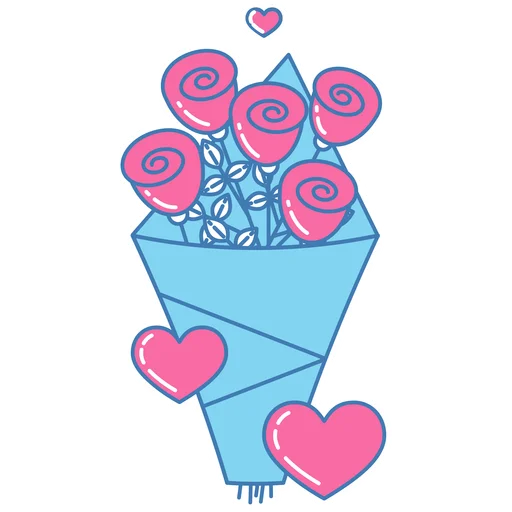 🌹 Стикер «Want Love» для Telegram