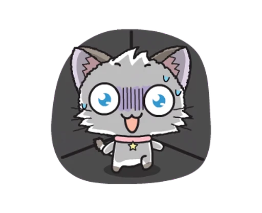 😨 Стикер «Hoshi and Luna Diary» для Telegram
