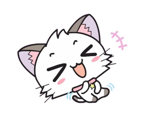 🤣 Стикер «Hoshi and Luna Diary» для Telegram
