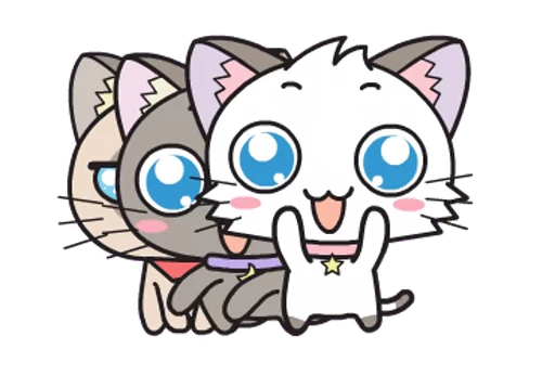 Стикерпак Hoshi and Luna Diary для Telegram