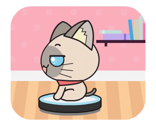 😃 Стикер «Hoshi and Luna Diary» для Telegram