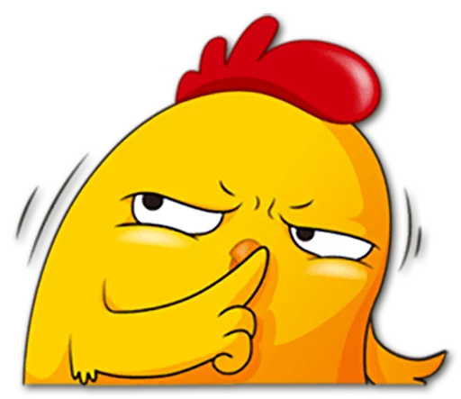 😶 Стикер «Hot Chicken» для Telegram