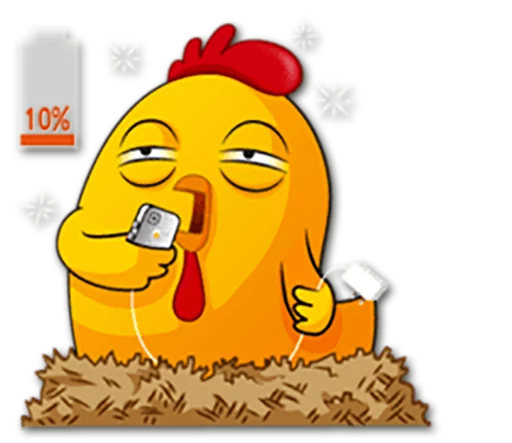 🔋 Стикер «Hot Chicken» для Telegram