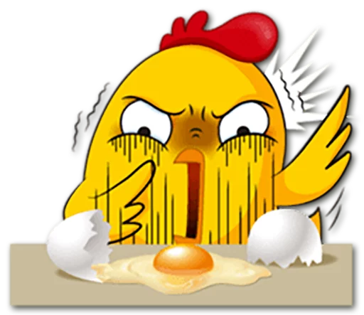 🍳 Стикер «Hot Chicken» для Telegram