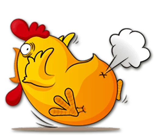 💨 Стикер «Hot Chicken» для Telegram