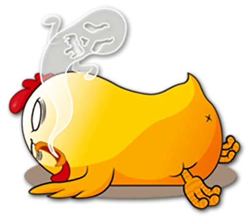 👻 Стикер «Hot Chicken» для Telegram