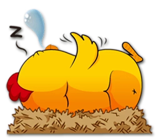 😴 Стикер «Hot Chicken» для Telegram