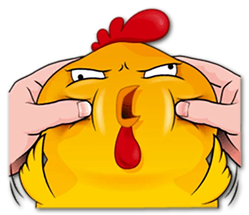 😦 Стикер «Hot Chicken» для Telegram