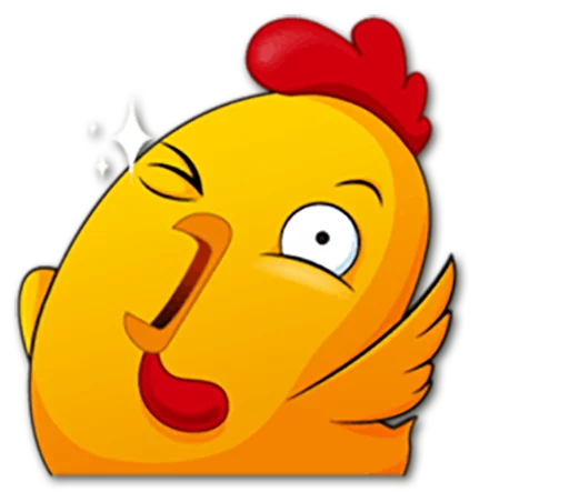 😉 Стикер «Hot Chicken» для Telegram