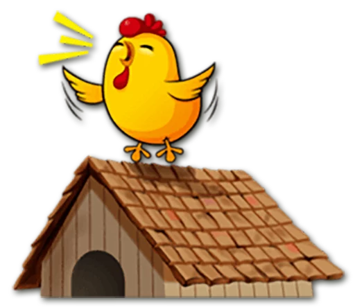 🐓 Стикер «Hot Chicken» для Telegram