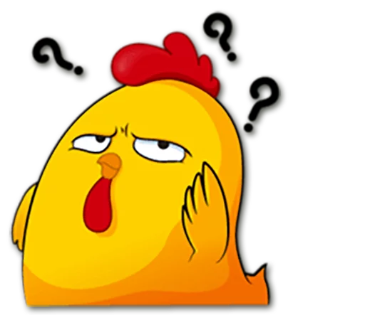 ❓ Стикер «Hot Chicken» для Telegram