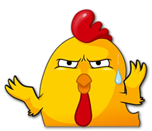 😥 Стикер «Hot Chicken» для Telegram