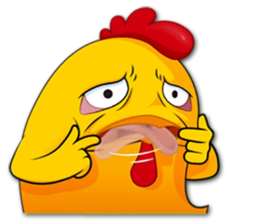 👅 Стикер «Hot Chicken» для Telegram