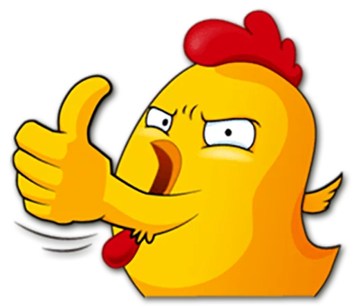 👍 Стикер «Hot Chicken» для Telegram