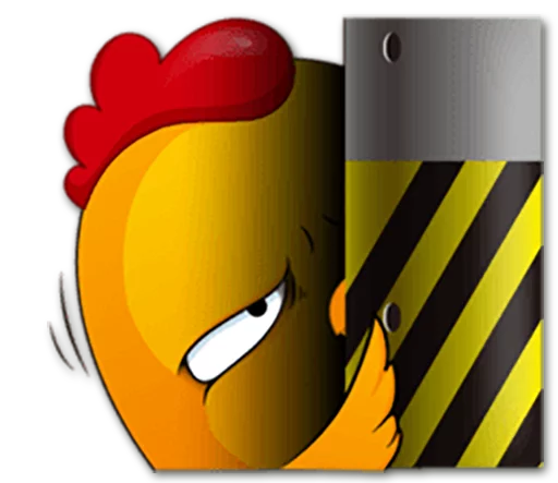 😨 Стикер «Hot Chicken» для Telegram
